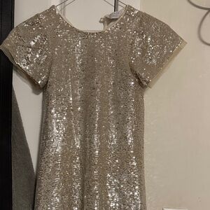 Primark Glittering Gold Kids Dress